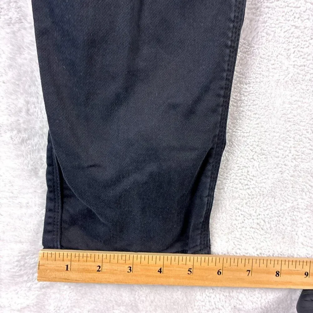 Duer Jeans Mens 30x32 Black N2X No Sweat Slim Stretch Preppy Classic Travel